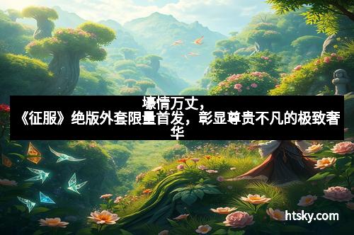 壕情万丈，《征服》绝版外套限量首发，彰显尊贵不凡的极致奢华